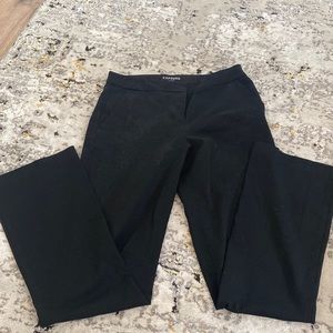 Black express work pants size 6 regular boot cut